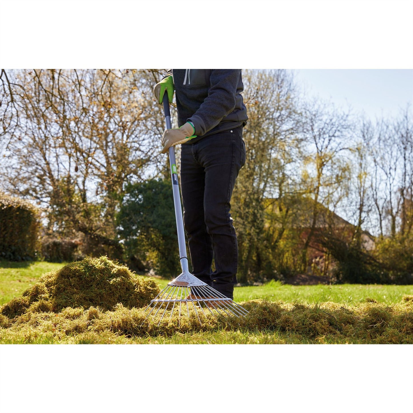 Draper 83764 Stainless Steel Soft Grip Lawn Rake Draper