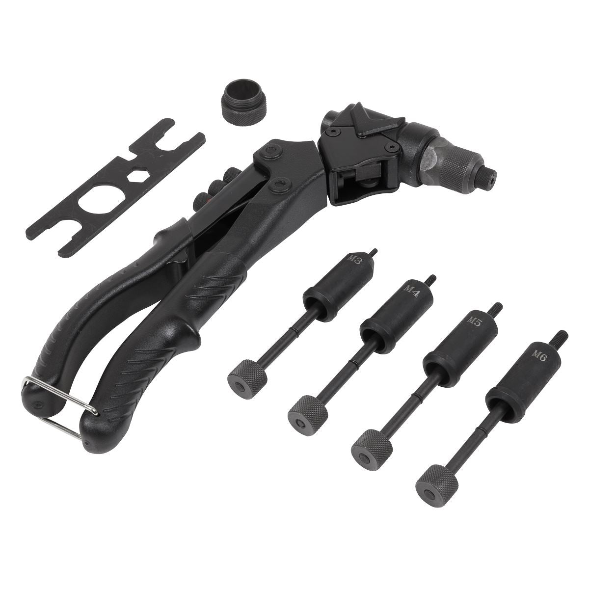 Sealey AK3992 2-in-1 Riveter Swivel Head Sealey