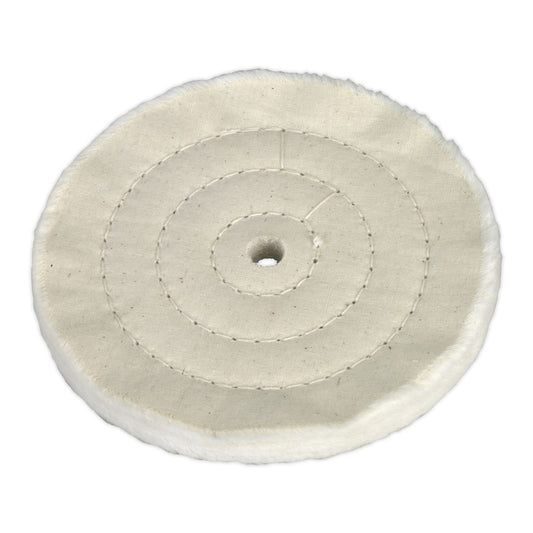 Sealey BG150BW Buffing Wheel Ø150 x 13mm Ø16mm Bore - Fine Sealey