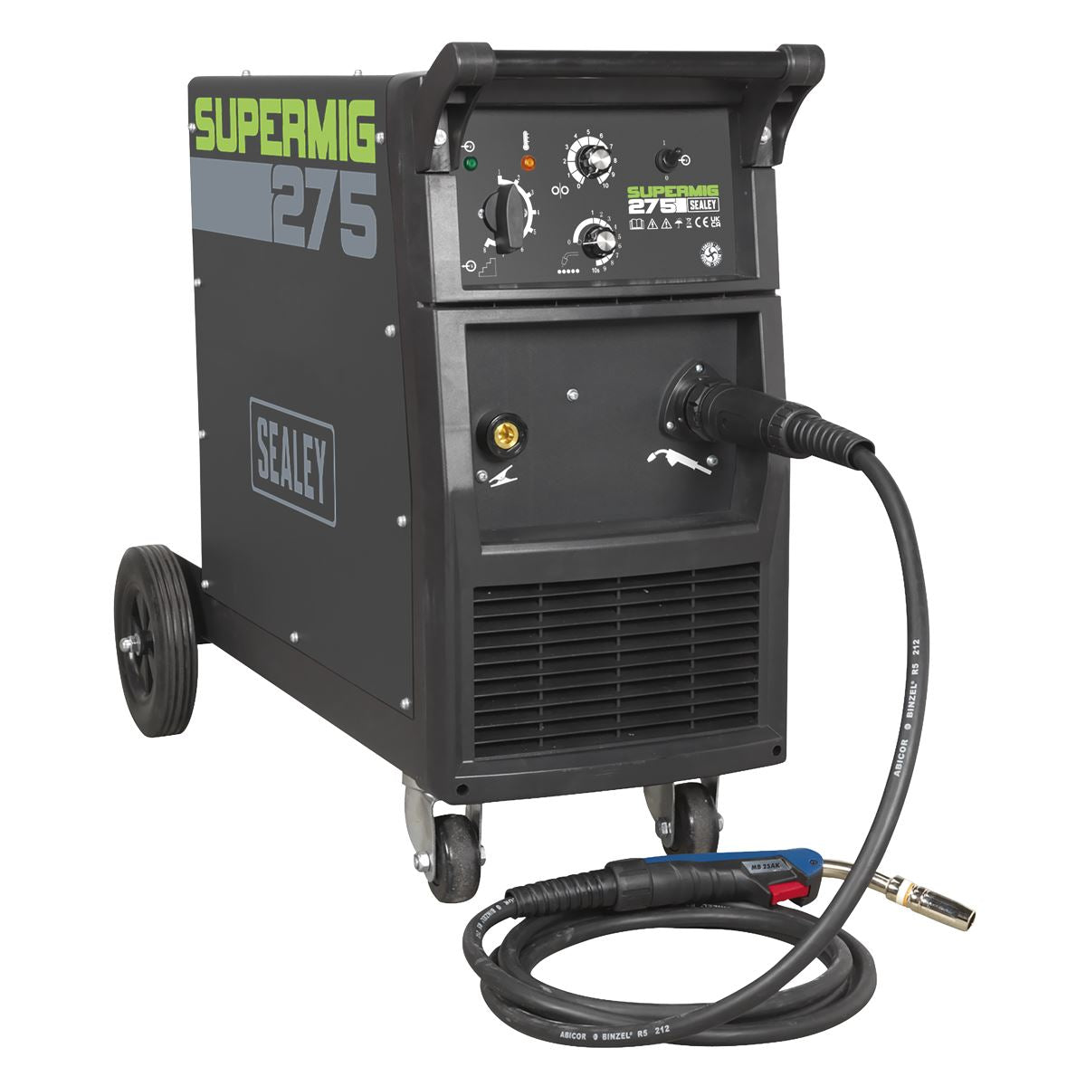 Sealey SUPERMIG275 Professional MIG Welder 270Amp 230V with Binzel® Euro Torch Sealey