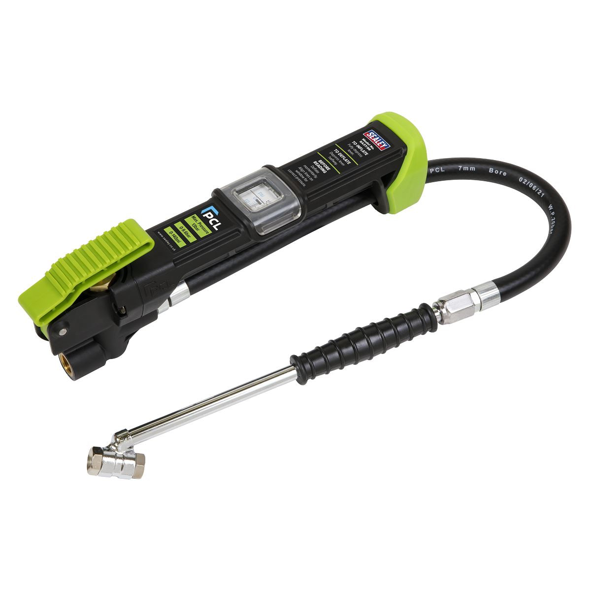 Sealey SA37/99 Twin Push-On Connector Tyre Inflator Airlite Eco Sealey