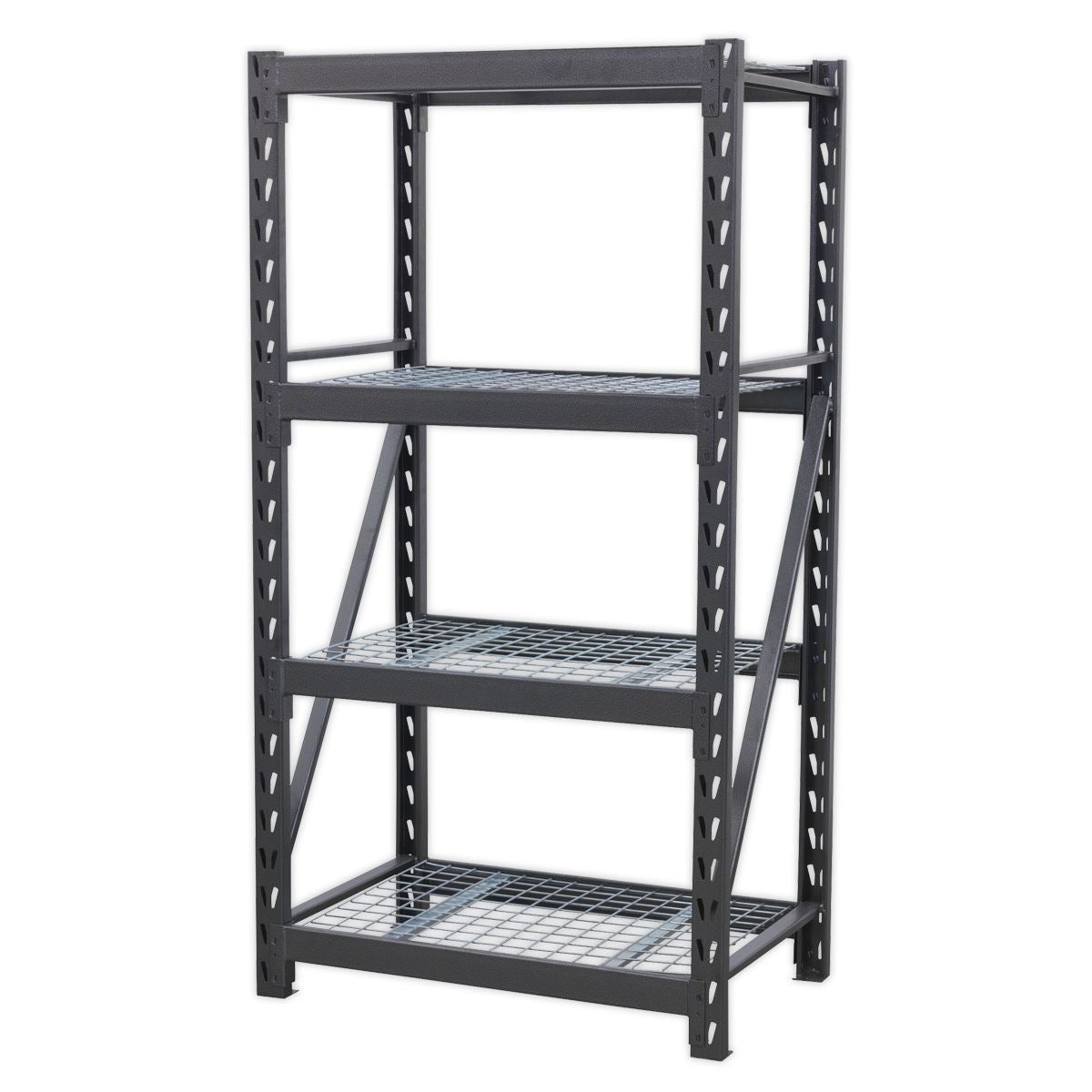 Sealey AP6372 Heavy-Duty Racking Unit with 4 Mesh Shelves 640kg Capacity Per Level 978mm Sealey