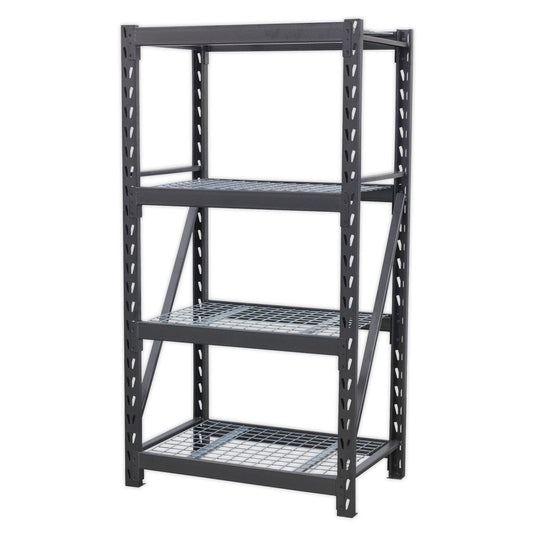 Sealey AP6372 Heavy-Duty Racking Unit with 4 Mesh Shelves 640kg Capacity Per Level 978mm Sealey