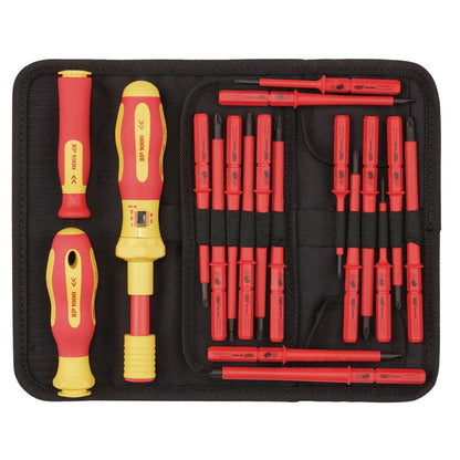 Draper 81762 XP1000® VDE Interchangeable Torque Screwdriver Set 19 Piece Draper