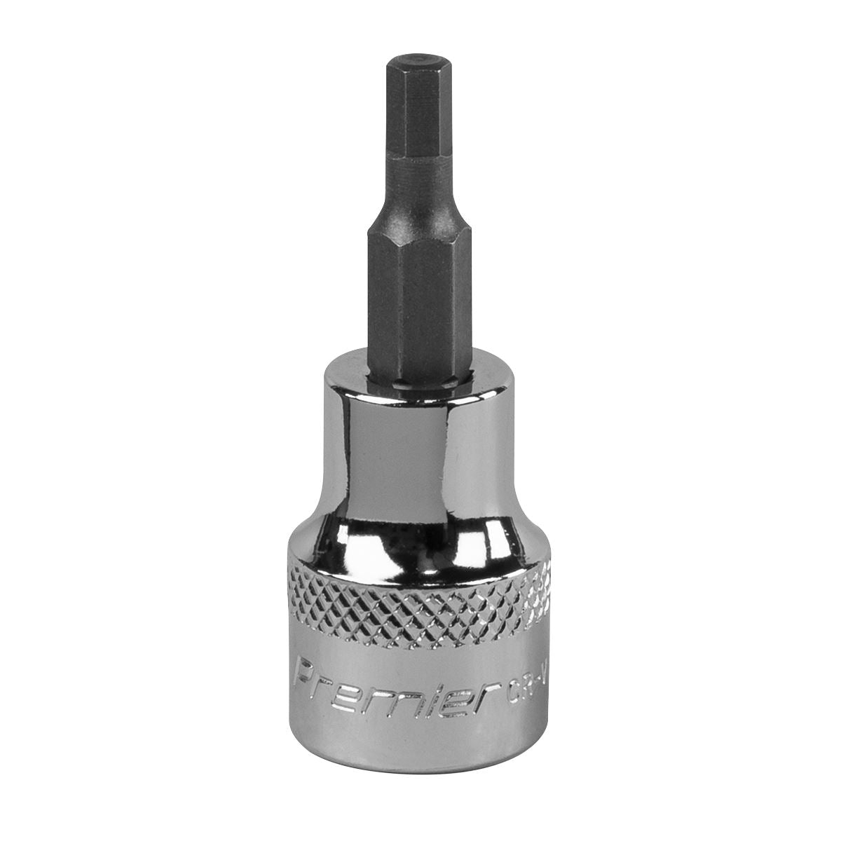 Sealey SBH007 Hex Socket Bit 4mm 3/8"Sq Drive Sealey