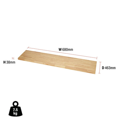 Draper 33180 BUNKER® Modular Hardwood Worktop 680mm Draper