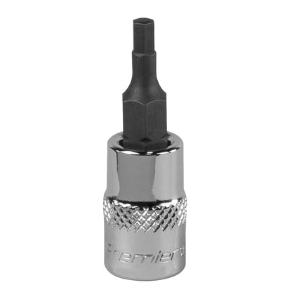 Sealey SBH001 Hex Socket Bit 3mm 1/4"Sq Drive Sealey