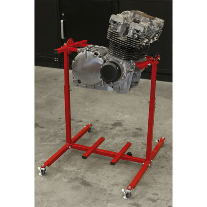 Sealey MES02 Engine Rebuild Stand Multi-Cylinder 75kg Capacity Sealey