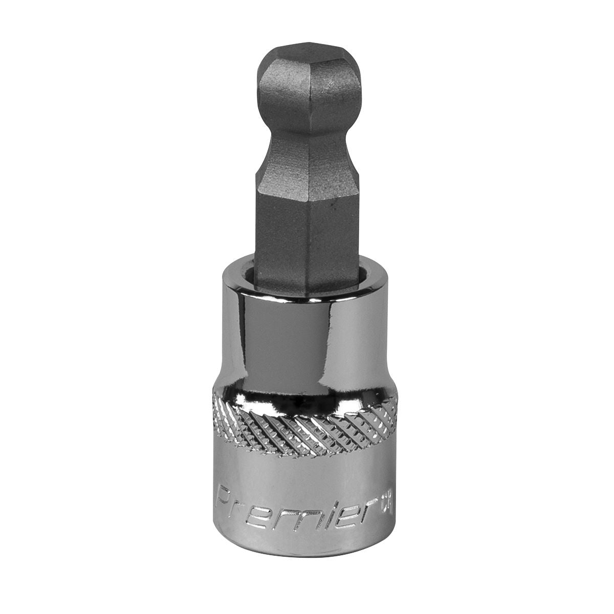Sealey SBBH008 Ball-End Hex Socket Bit 10mm 3/8"Sq Drive Sealey