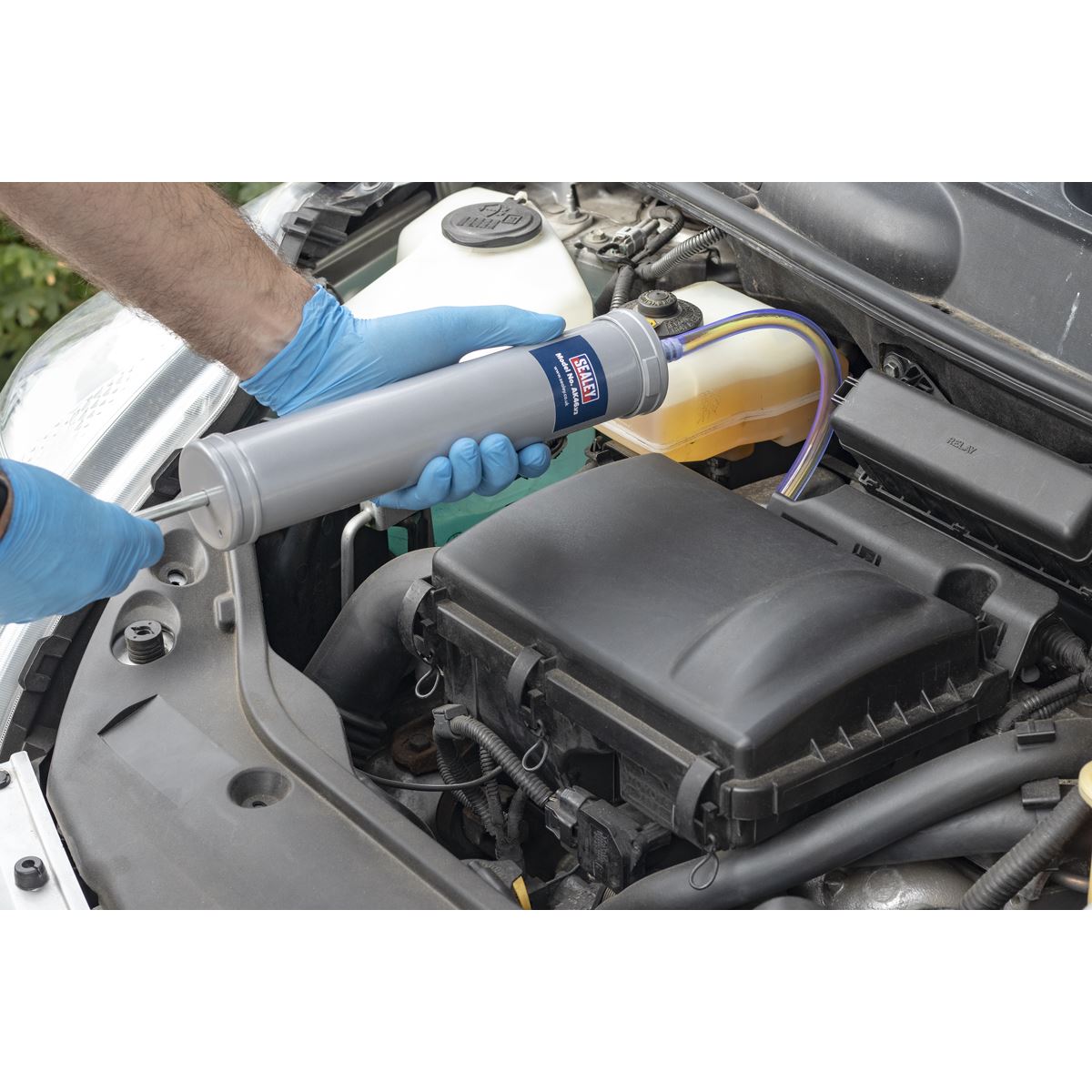 Sealey AK46 Oil Suction Syringe 500ml Metal Body Sealey