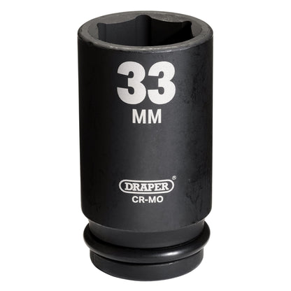 Draper 11899 Hi-TORQ® Deep Impact Socket 3/4" Sq. Dr. 33mm Draper