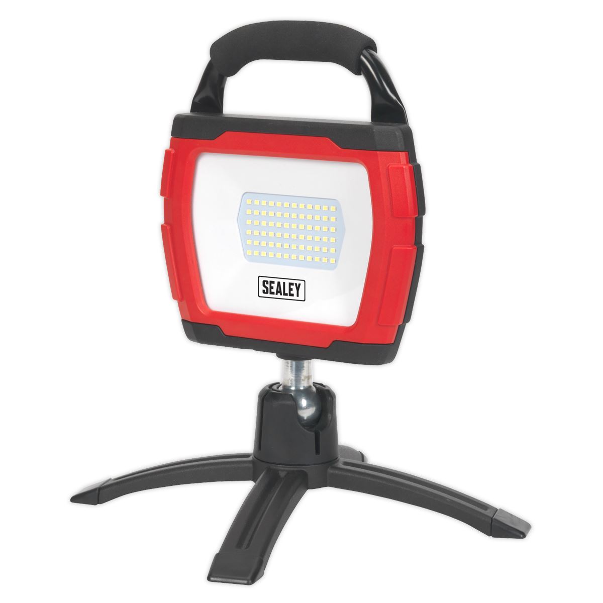 Sealey LED360FR Rechargeable 360° Floodlight 36W SMD LED Portable Red Lithium-ion Sealey