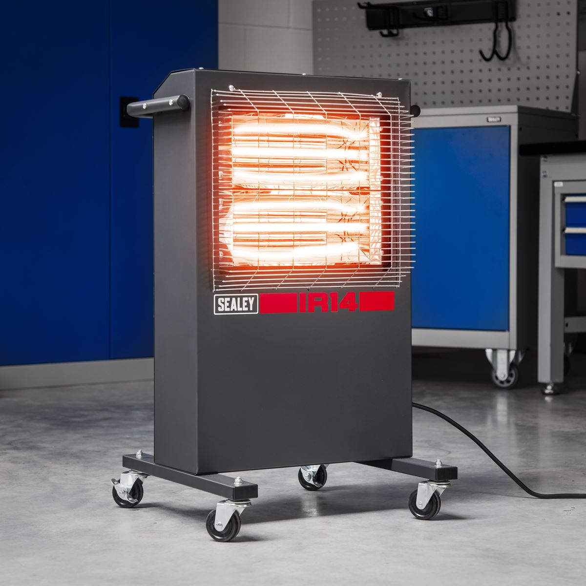 Sealey IR14 Infrared Cabinet Heater 1.4/2.8kW 230V Sealey