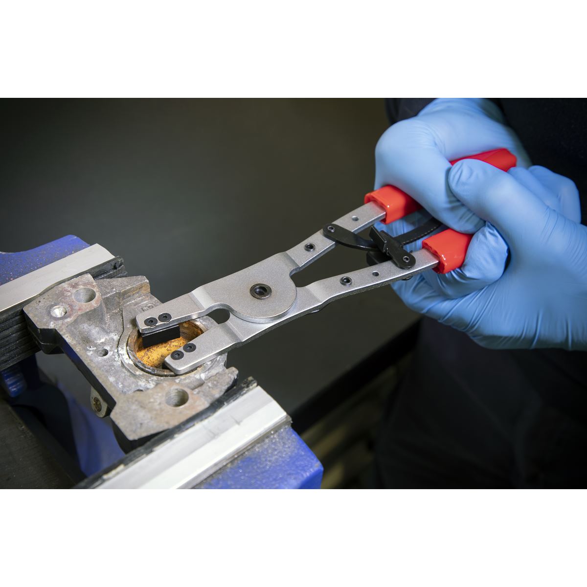 Sealey VS1806R Ratchet Pliers Motorcycle Brake Piston Removal Sealey