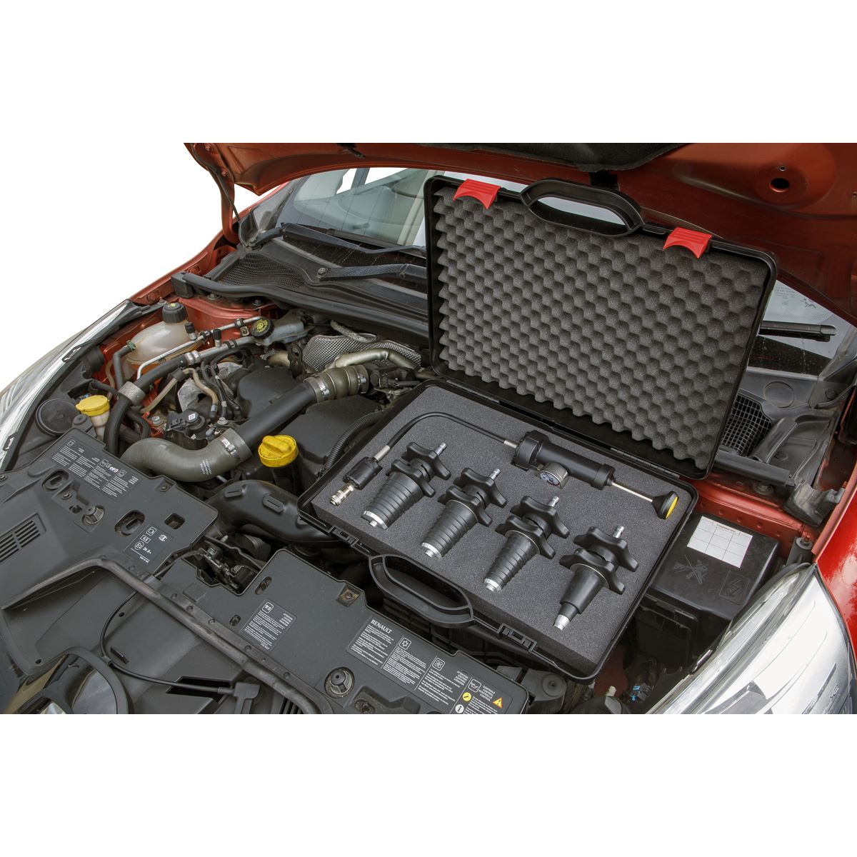 Sealey VS0033 Cooling System Pressure Test Kit 5pc Sealey