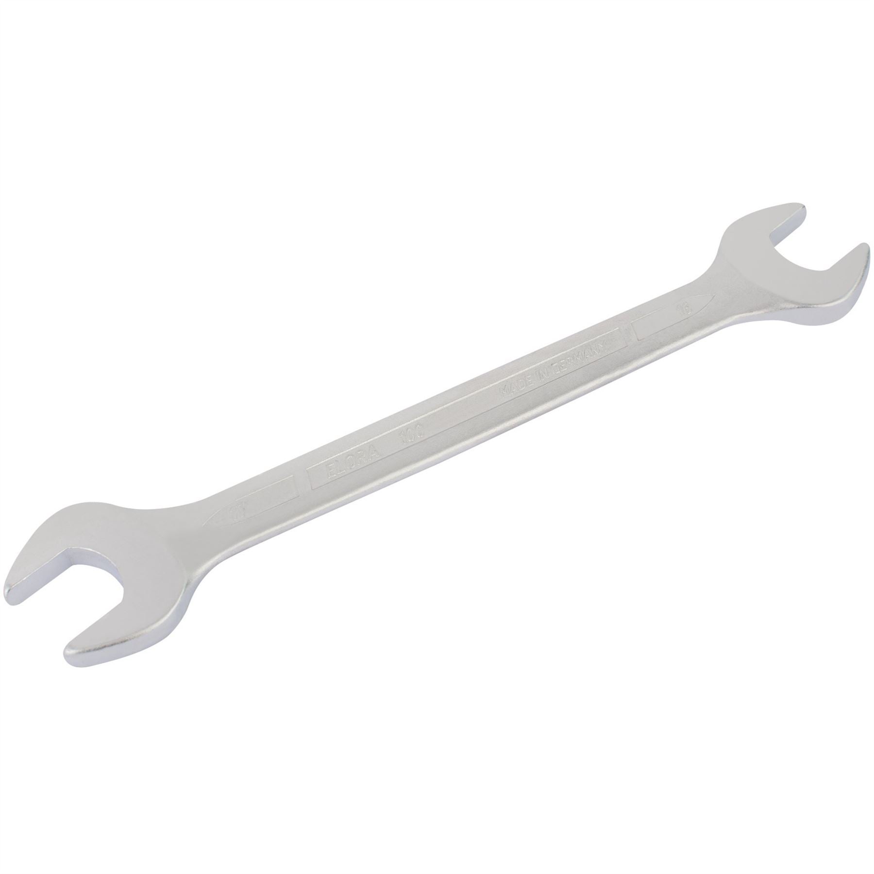 Elora 01953 Long Metric Double Open End Spanner 16 x 17mm Elora