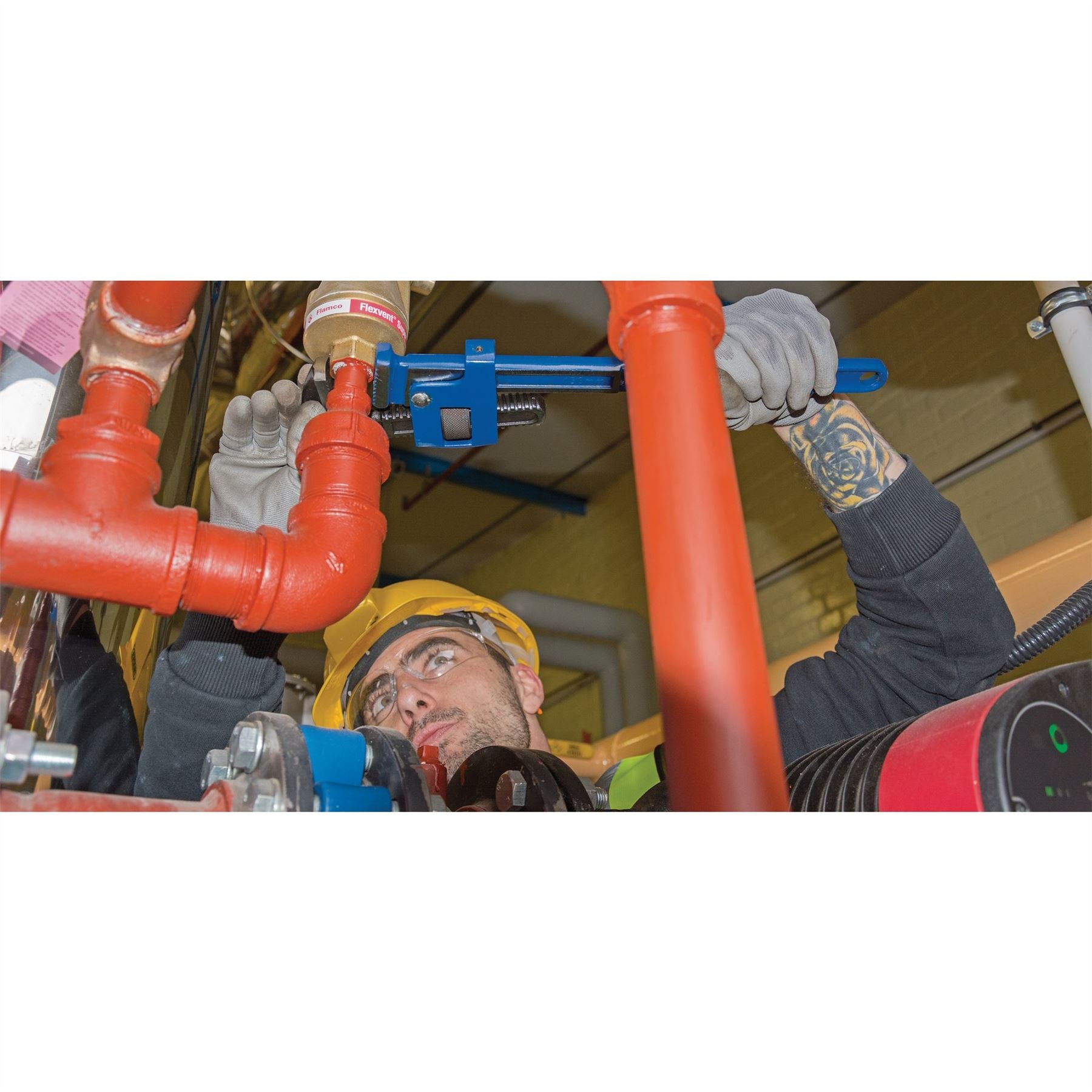 Draper 78919 Expert Adjustable Pipe Wrench 450mm 65mm Draper