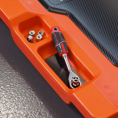 Sealey SCR80HD Composite Padded Creeper with 6 Wheels Sealey