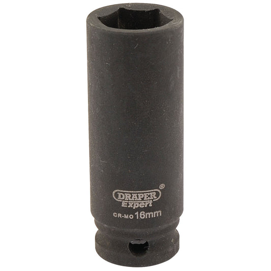 Draper 06889 Expert HI-TORQ® 6 Point Deep Impact Socket 3/8" Sq. Dr. 16mm Draper