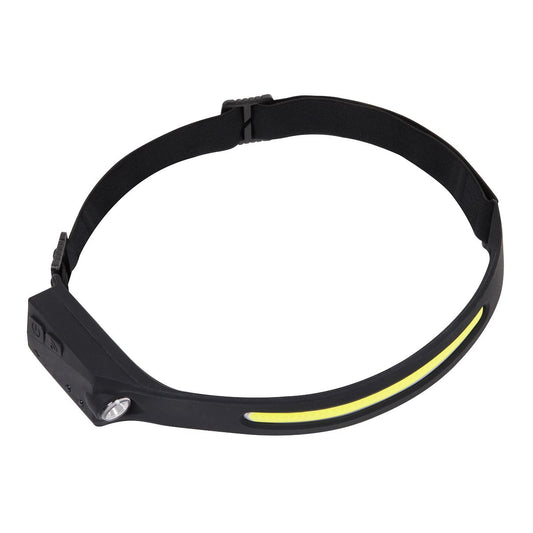 Sealey HT104R Head Torch 5W COB & 3W LED Bulb with Auto-Sensor Rechargeable Sealey