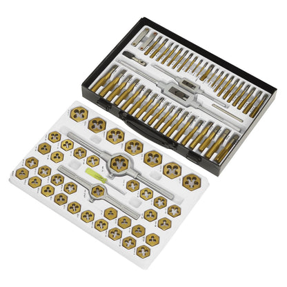 Sealey AK3086HIM Tap & Die Set Hexagonal Metric & SAE/Imperial 86pc Sealey