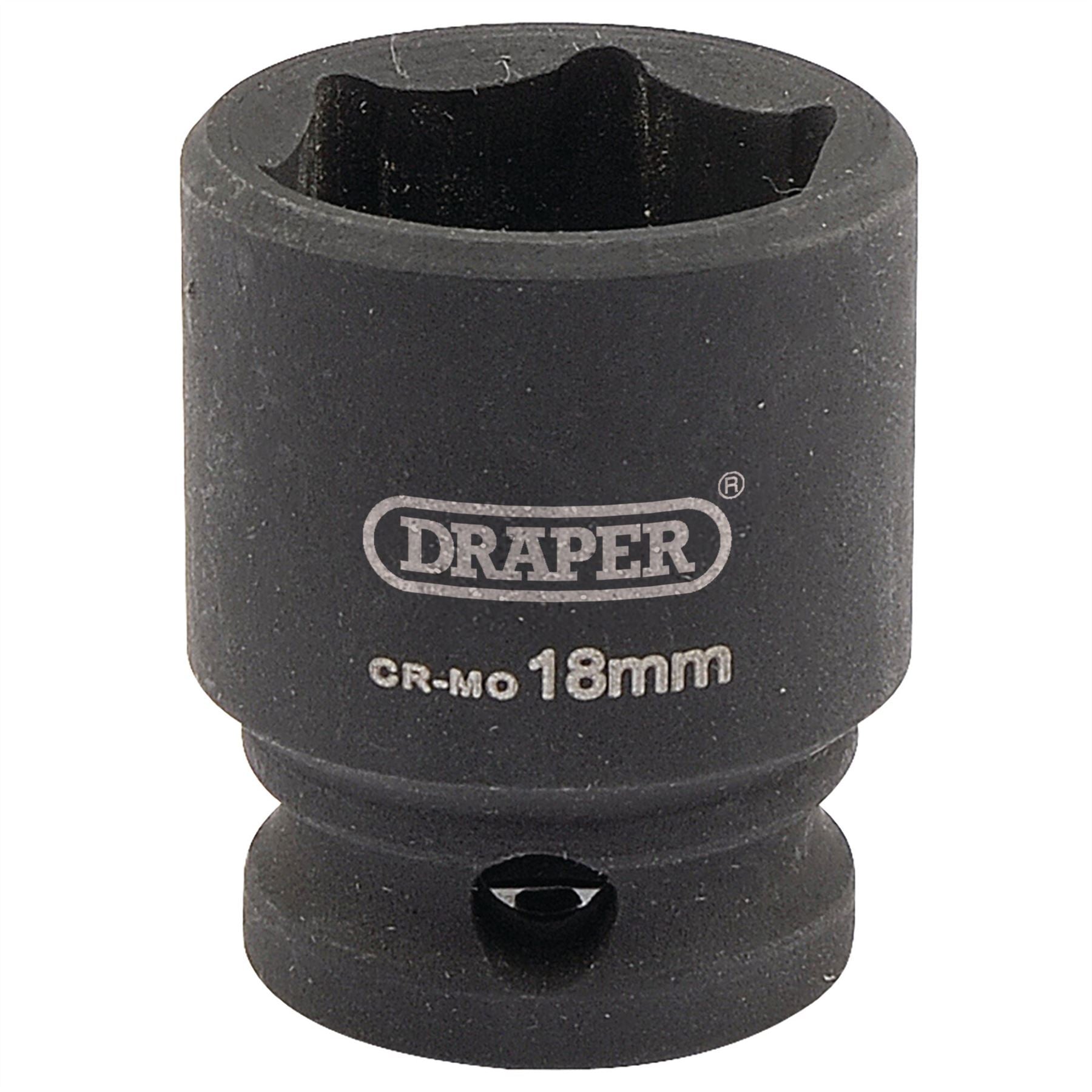 Draper 06878 Expert HI-TORQ® 6 Point Impact Socket 3/8" Sq. Dr. 18mm Draper