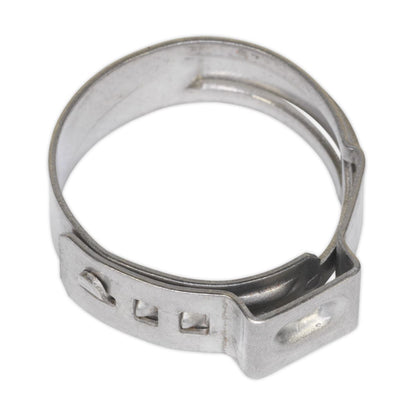 Sealey OCSE1720 O-Clip Single Ear Ø17.8-21mm Pack of 25 Sealey