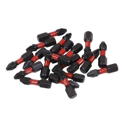 Sealey AK8273 Pozi #2 Impact Power Tool Bits 25mm - 20pc Sealey