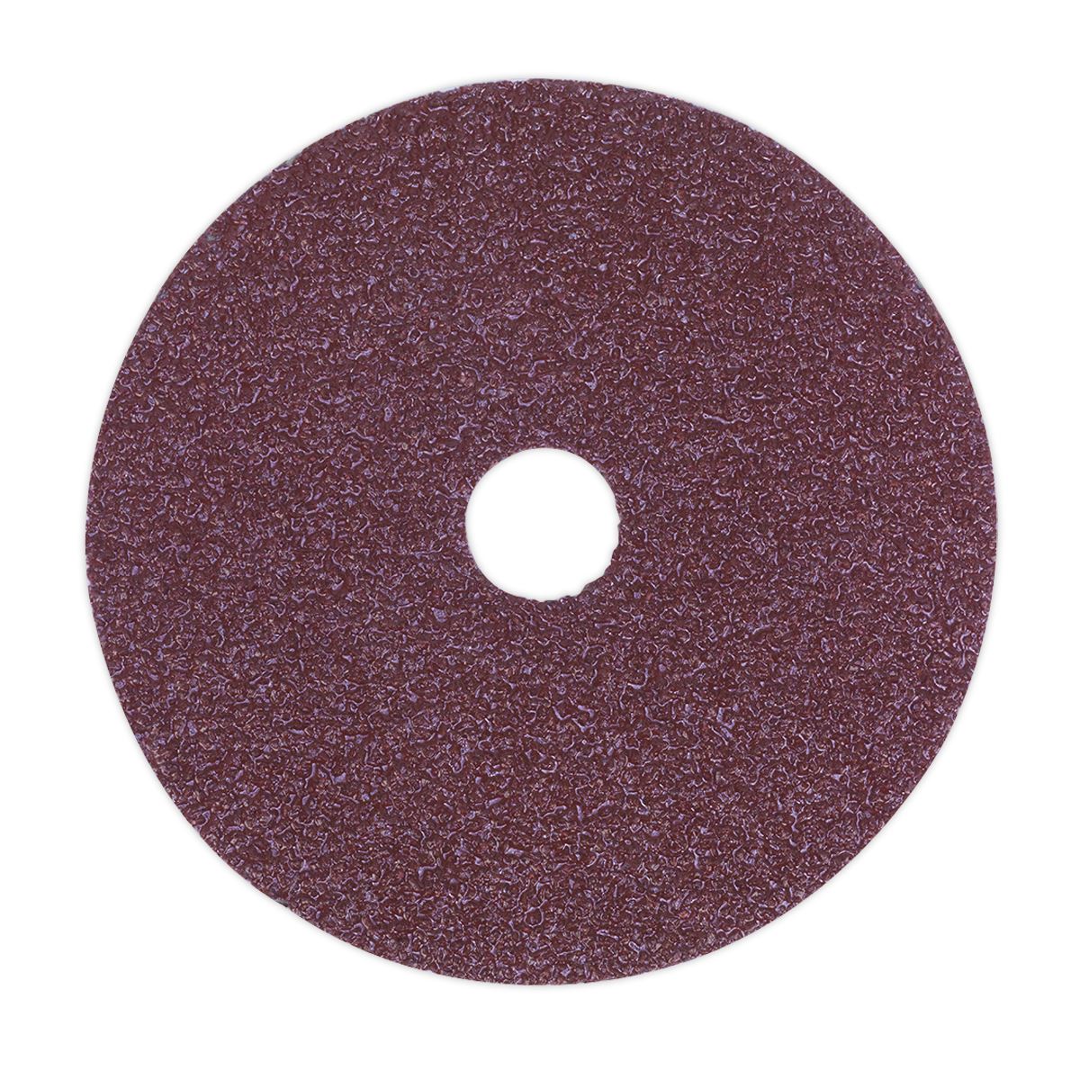 Sealey FBD11550 Sanding Disc Fibre Backed Ø115mm 50Grit Pack of 25 Sealey