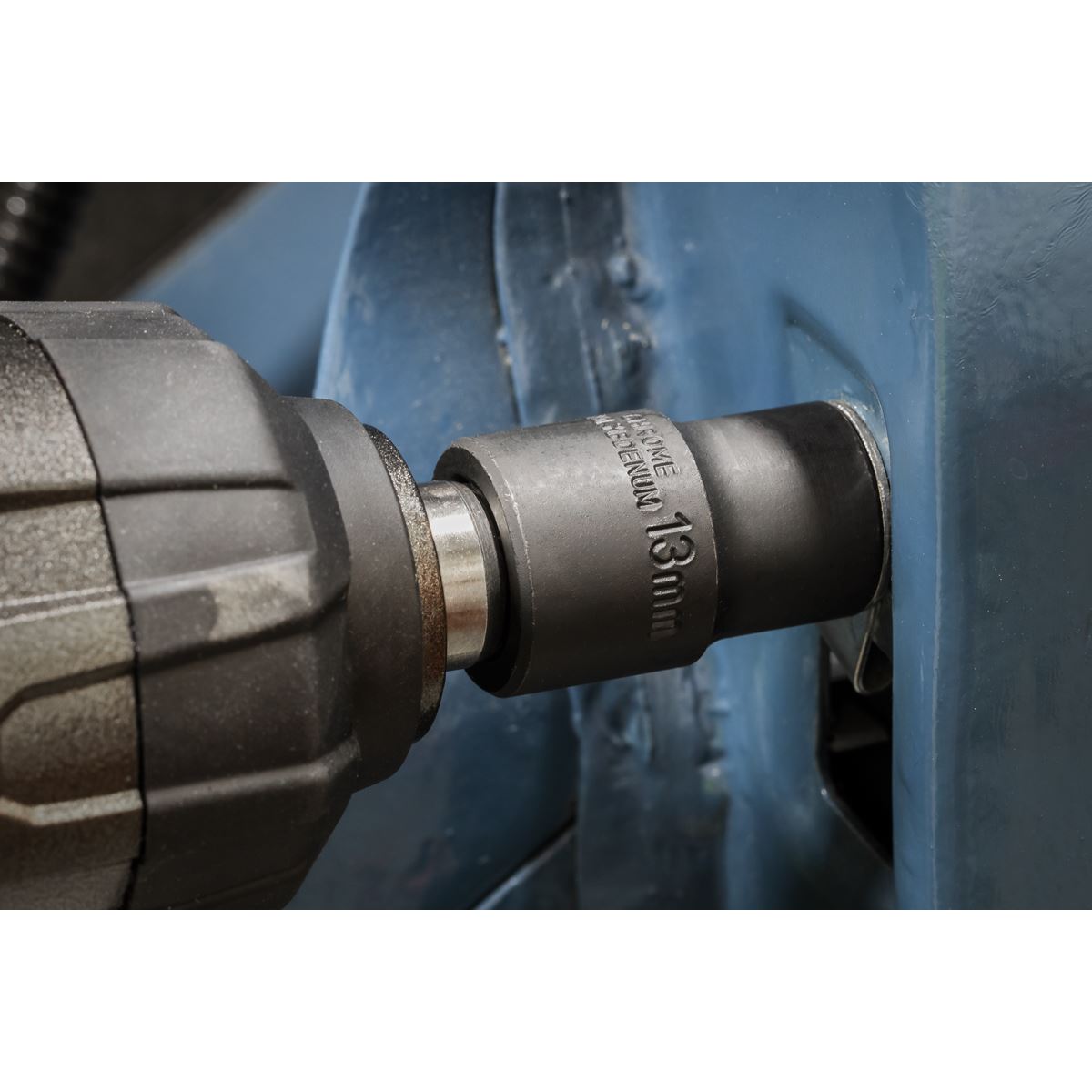 Sealey AK5616M Impact Socket Set 13pc 1/2"Sq Drive Lock-On™ 6pt Metric Sealey