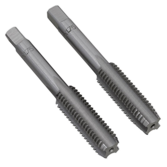 Sealey TSM12 Tap Set 2pc (Taper & Plug) M12 x 1.75mm Sealey