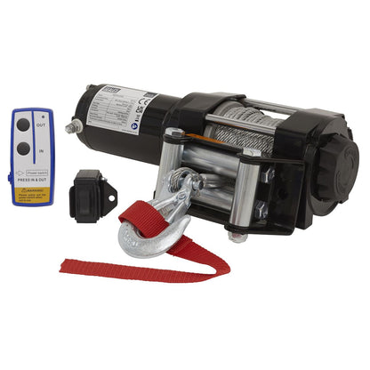 Sealey ATV1000W ATV Winch 1000kg Line Pull 12V Sealey