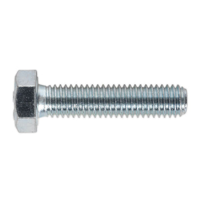 Sealey SS835 HT Setscrew M8 x 35mm 8.8 Zinc Pack of 50 Sealey