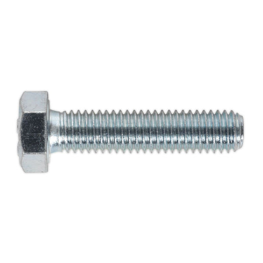 Sealey SS835 HT Setscrew M8 x 35mm 8.8 Zinc Pack of 50 Sealey