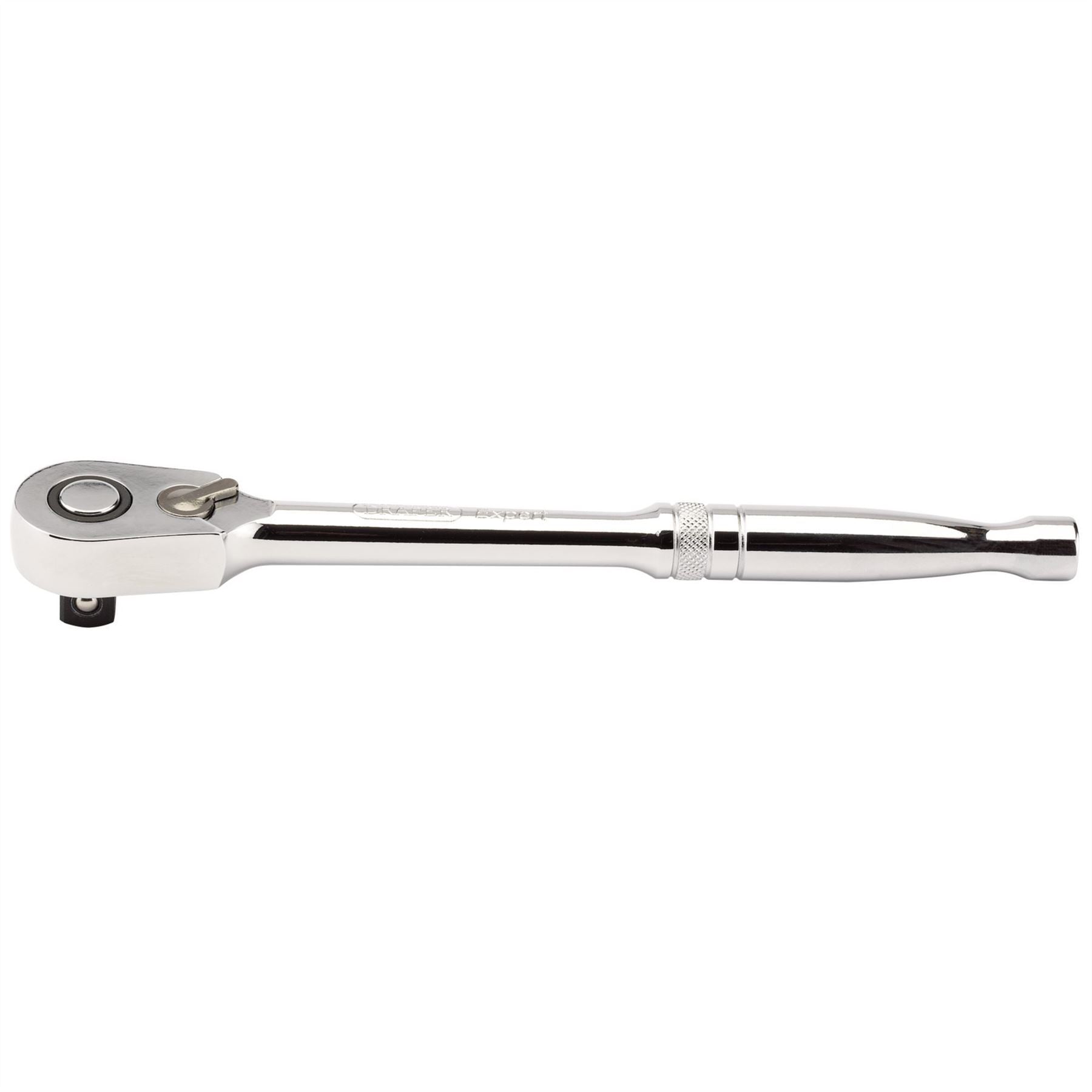 Draper 26566 Expert 60 Tooth Micro Head Reversible Ratchet 1/2" Sq. Dr. Draper