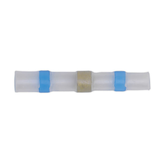 Sealey BTSSB25 Heat Shrink Butt Connector Solder Terminal 16-14 AWG Blue Pack of 25 Sealey