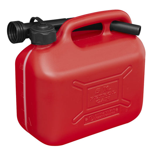 Sealey JC5R Fuel Can 5L - Red Sealey