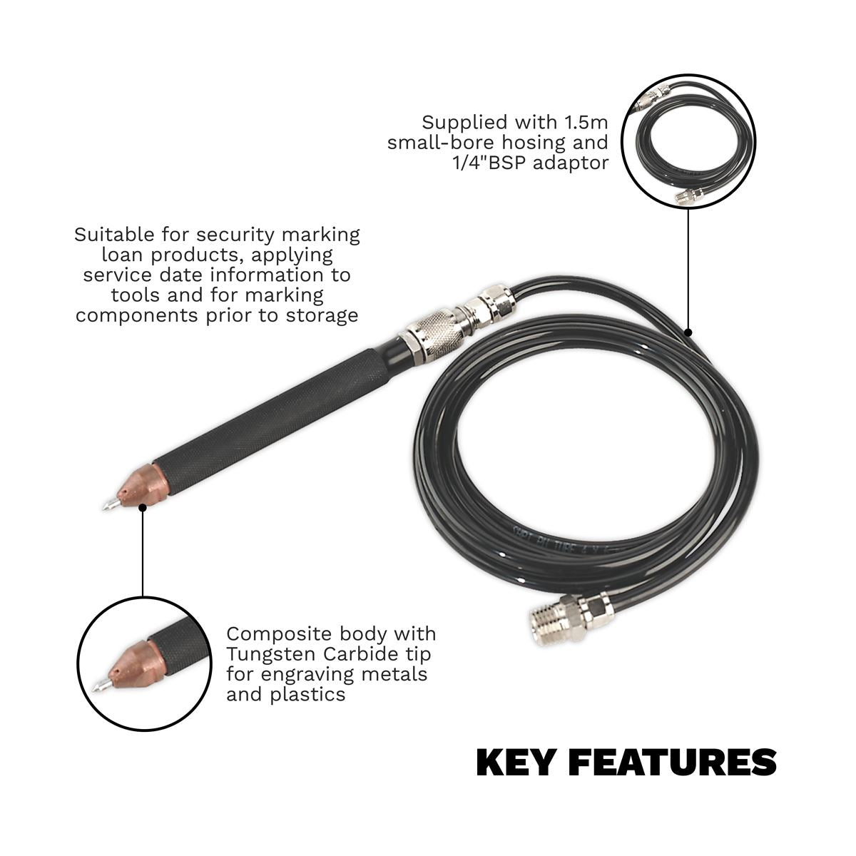 Sealey SA96 Air Engraver Sealey