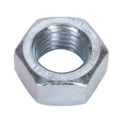 Sealey SN24 Steel Nut DIN 934 - M24 Zinc Pack of 5 Sealey