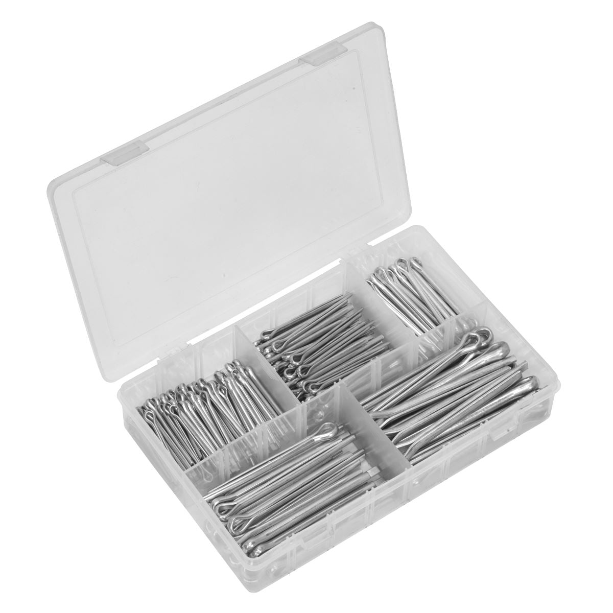 Sealey AB003SP Split Pin Assortment 230pc Large Sizes Metric & Imperial Sealey