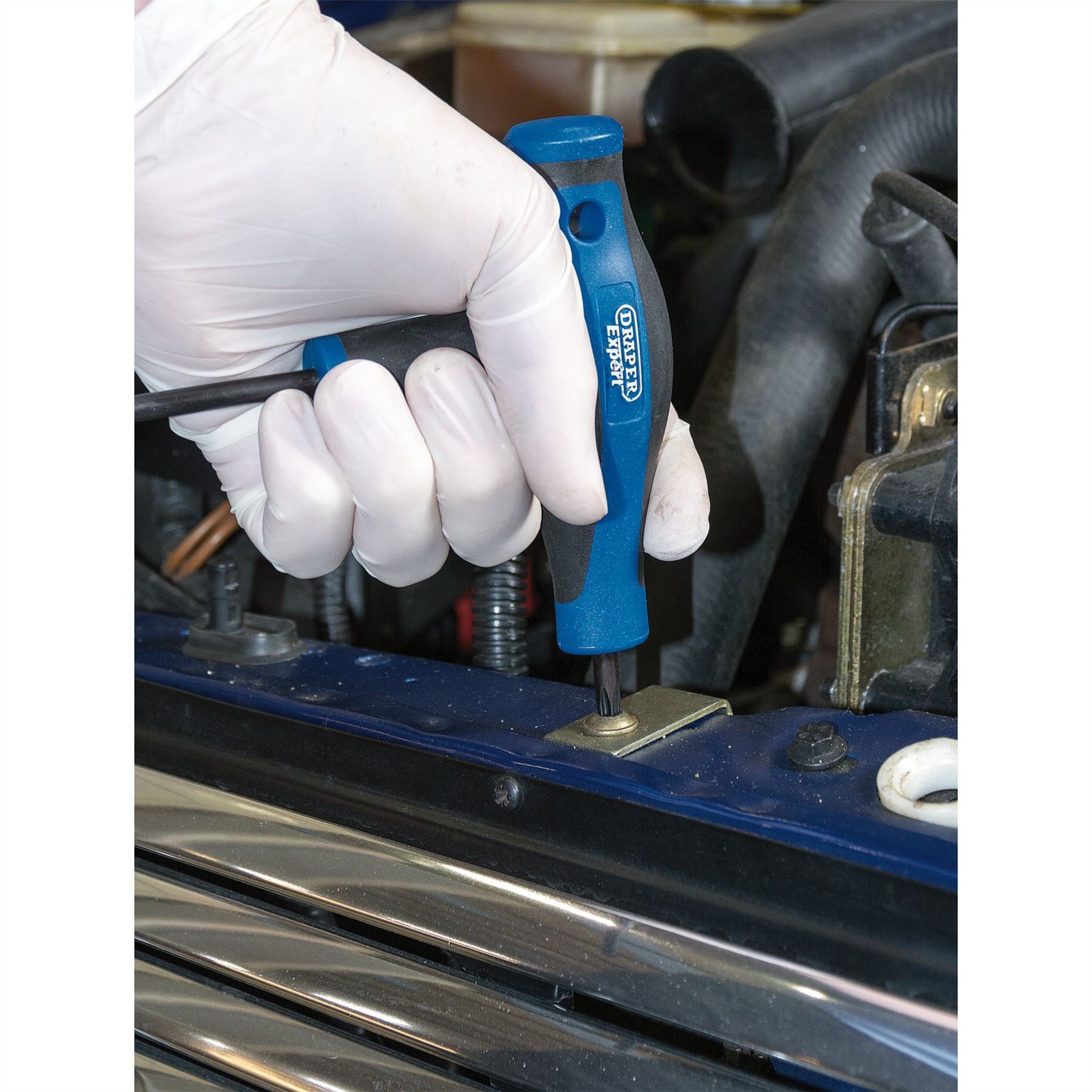 Draper 33872 Expert TX-STAR® Soft Grip Metric T-Handle Key Set 8 Piece Draper