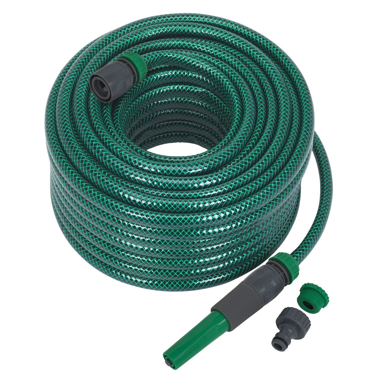 Sealey GH30R Water Hose 30m with Fittings Sealey