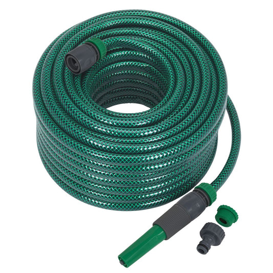 Sealey GH30R Water Hose 30m with Fittings Sealey