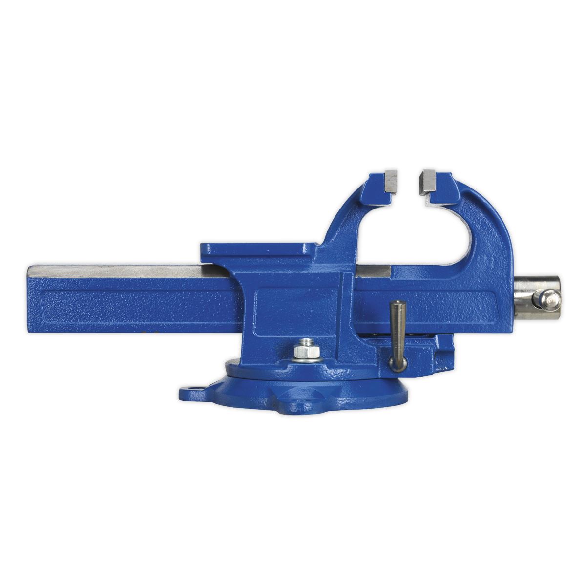 Sealey QAVE125 Vice 125mm Quick Action Swivel Base SG Iron Sealey