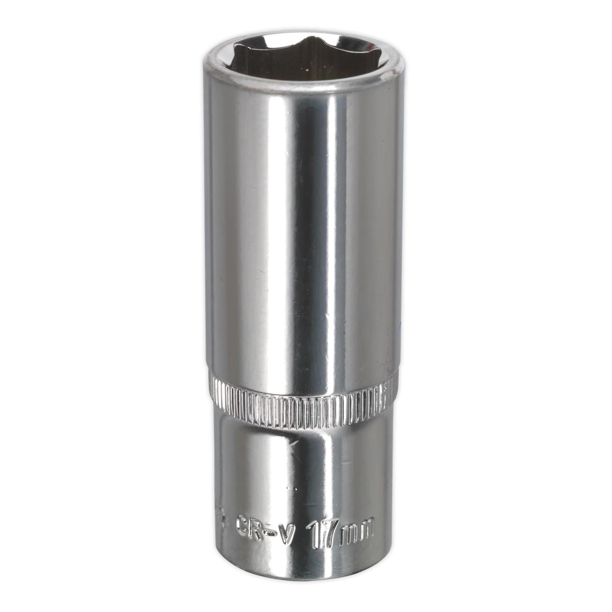 Sealey SP3817D WallDrive® Socket 17mm Deep 3/8"Sq Drive Fully Polished Sealey
