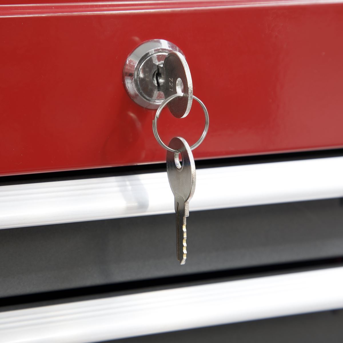 Sealey AP2200BB Topchest & Rollcab Combination 6 Drawer with Ball-Bearing Slides- Red Sealey