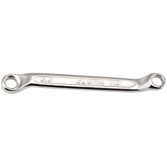 Elora 02597 Midget Deep Crank Metric Ring Spanner 5 x 5.5mm Elora