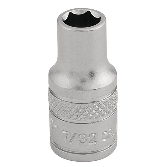 Draper 16518 Imperial Socket 1/4" Sq. Dr. 7/32" Draper
