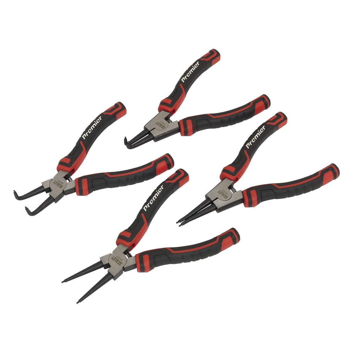 Sealey AK8457 Circlip Pliers Set 180mm 4pc Sealey