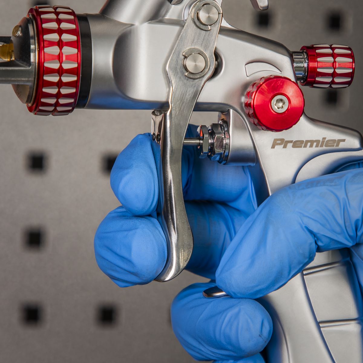 Sealey HVLP04 HVLP Gravity Feed Touch-Up Spray Gun - 1mm Set-Up Sealey